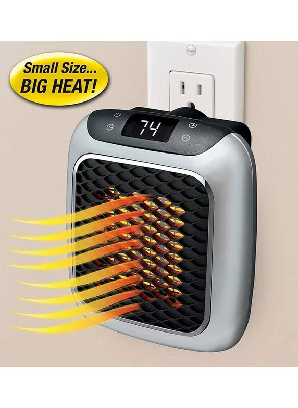 DubaiGallery Easy Grip Portable Electric Space Fan Heartier with Thermostat, Black/Grey
DubaiGallery Easy Grip Portable Electric Space Fan Heartier with Thermostat, Black/Grey