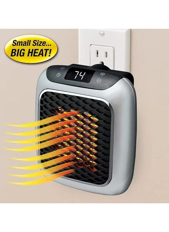DubaiGallery Portable Electric Space Mini Fan Adjustable Thermostat Heater for Room, 800W, Black/Grey
DubaiGallery Portable Electric Space Mini Fan Adjustable Thermostat Heater for Room, 800W, Black/Grey