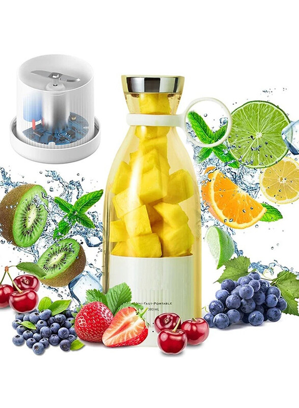 Dubaigallery 420ml Mini Appliances Ice Blender Potable Blender Mini Juicer Fruit Juice Mini Blender, 40W, White
Dubaigallery 420ml Mini Appliances Ice Blender Potable Blender Mini Juicer Fruit Juice Mini Blender, 40W, White