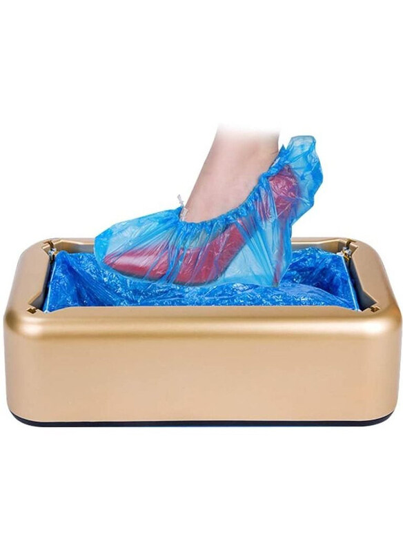 DubaiGallery Household Automatic Disposable Shoe Cover Machine with 100 Disposable Plastic Bags, Gold
DubaiGallery Household Automatic Disposable Shoe Cover Machine with 100 Disposable Plastic Bags, Gold
