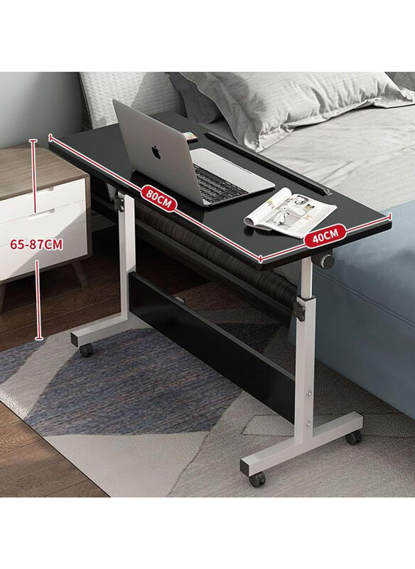 DubaiGallery 24 Inch Mobile Height Adjustable Rolling Laptop Desk with Wheels for Home Offices and School, Black
DubaiGallery 24 Inch Mobile Height Adjustable Rolling Laptop Desk with Wheels for Home Offices and School, Black