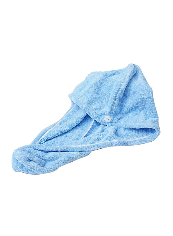 Generic Hair Towel Wrap With Button for All Hair Types, 16 x 3 x 12cm, Light Blue
Generic Hair Towel Wrap With Button for All Hair Types, 16 x 3 x 12cm, Light Blue