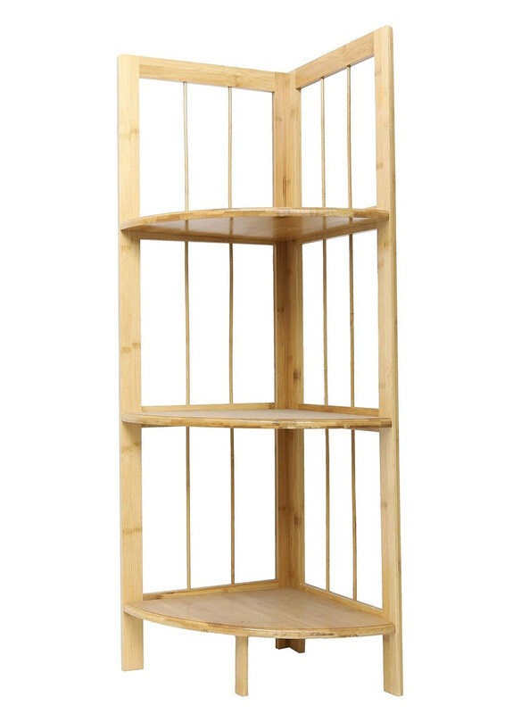 DubaiGallery 3-Layers Bamboo Kitchen Accessories Bamboo Wooden Corner Shelf, Brown
DubaiGallery 3-Layers Bamboo Kitchen Accessories Bamboo Wooden Corner Shelf, Brown