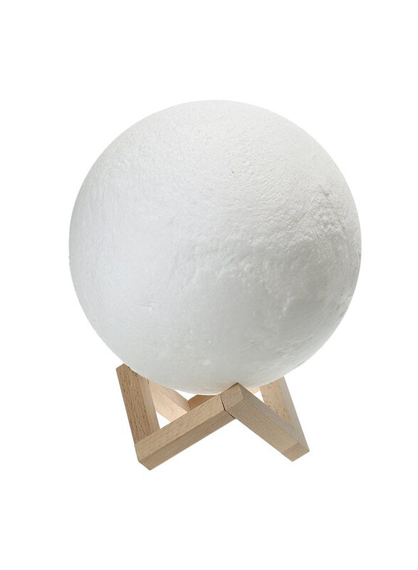 Generic 3D Printing Moon LED Night Lamp with Wooden Stand & Remote Control, White
Generic 3D Printing Moon LED Night Lamp with Wooden Stand & Remote Control, White