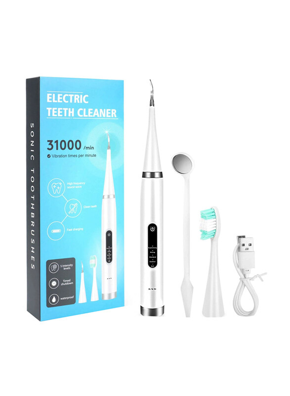 DubaiGallery Ultrasonic Electric Dental Scaler 2-in-1 Plaque Remover, Set
DubaiGallery Ultrasonic Electric Dental Scaler 2-in-1 Plaque Remover, Set