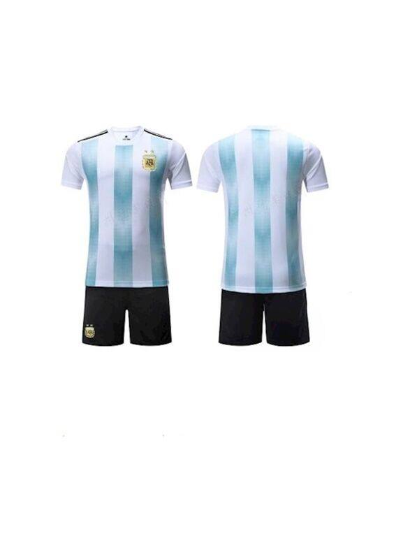 Generic World Cup Argentina Football Team Jersey Round Neck T-Shirt, M, Blue/White
Generic World Cup Argentina Football Team Jersey Round Neck T-Shirt, M, Blue/White