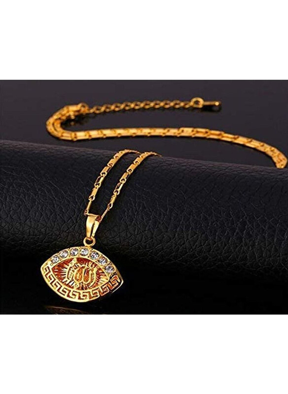 DubaiGallery Fashion Jewelry Highly craftsmanship New Islamic Allah Pendant Charm, Gold
DubaiGallery Fashion Jewelry Highly craftsmanship New Islamic Allah Pendant Charm, Gold