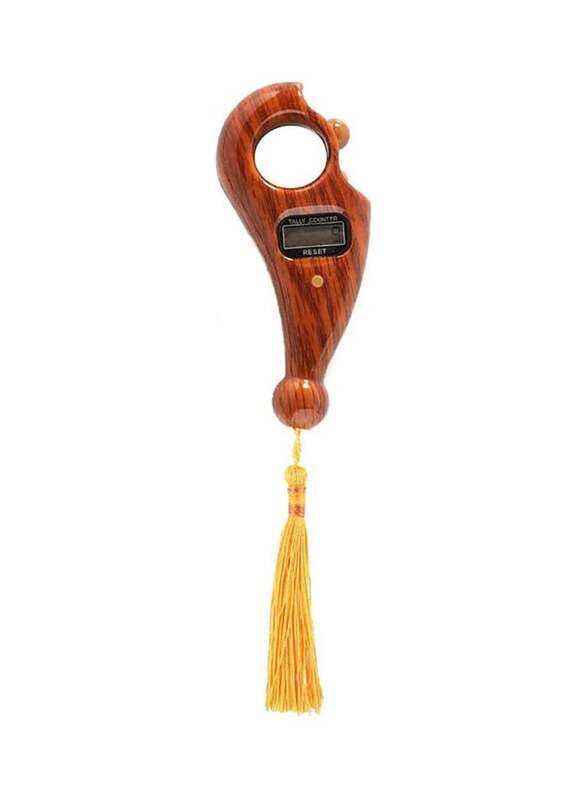 Generic Digital Counter Finger Tasbih Portable Rotating Prayer Beads with Accurate Decompression Toy, Brown
Generic Digital Counter Finger Tasbih Portable Rotating Prayer Beads with Accurate Decompression Toy, Brown