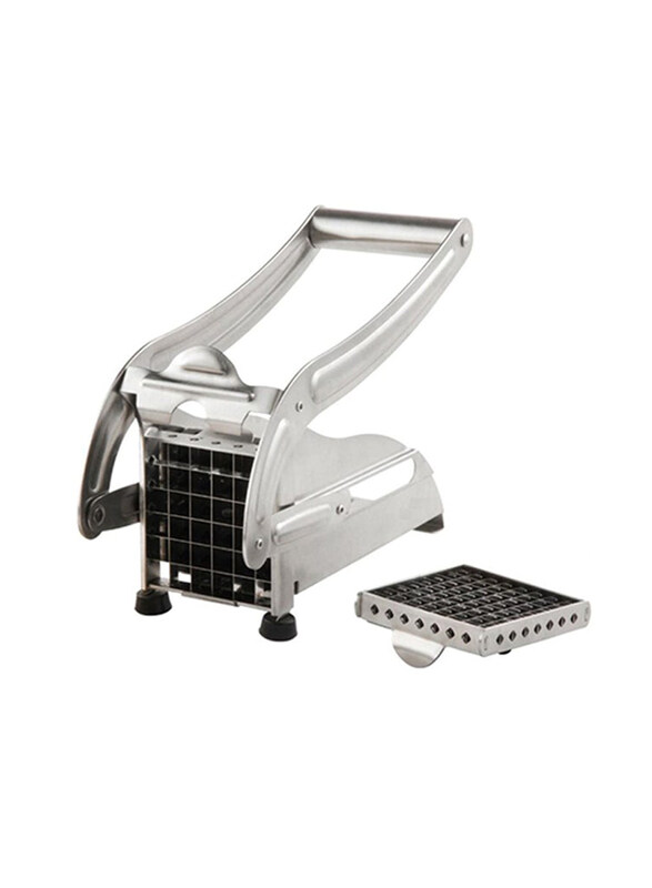 Generic Potato And Chip Slicer With 2 Interchangeable Blades Silver Standard, Silver
Generic Potato And Chip Slicer With 2 Interchangeable Blades Silver Standard, Silver