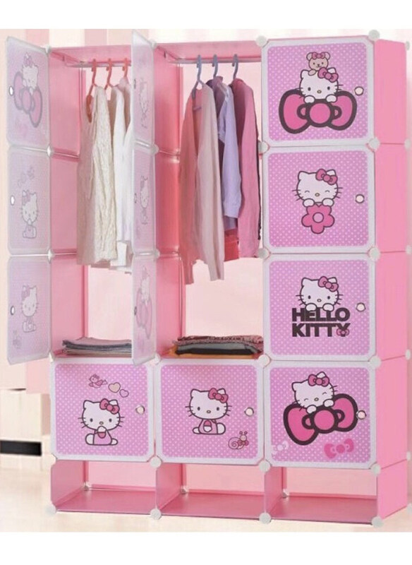 Hello Kitty 12-Cubes Multifunctional Shoe Rack Organizer with Simple Floor Coat Rack & Hat Rack, Pink
Hello Kitty 12-Cubes Multifunctional Shoe Rack Organizer with Simple Floor Coat Rack & Hat Rack, Pink