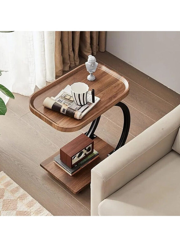 DubaiGallery Side Table Small Coffee Table Sofa Side Cabinet Mobile Minimalist Small Corner Table, Brown
DubaiGallery Side Table Small Coffee Table Sofa Side Cabinet Mobile Minimalist Small Corner Table, Brown