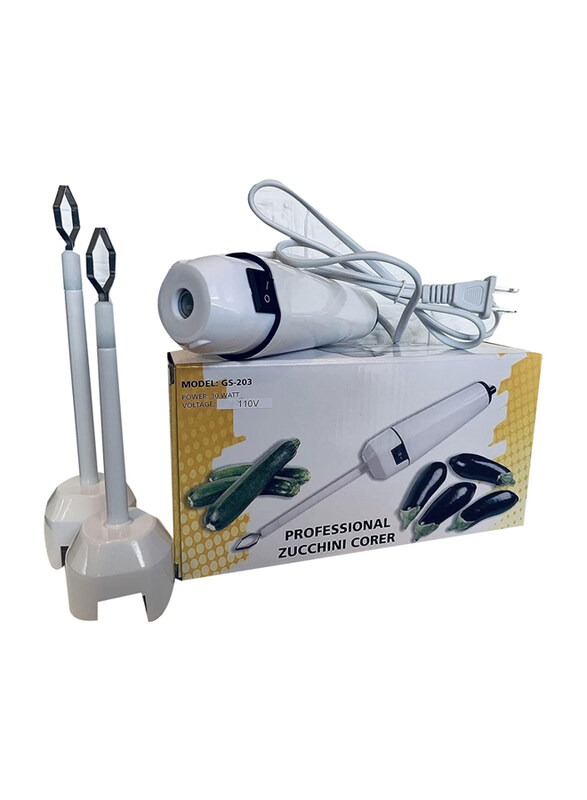 DubaiGallery Professional Electric Vegetable Corer Core Remover Tool for Zucchini, White
DubaiGallery Professional Electric Vegetable Corer Core Remover Tool for Zucchini, White