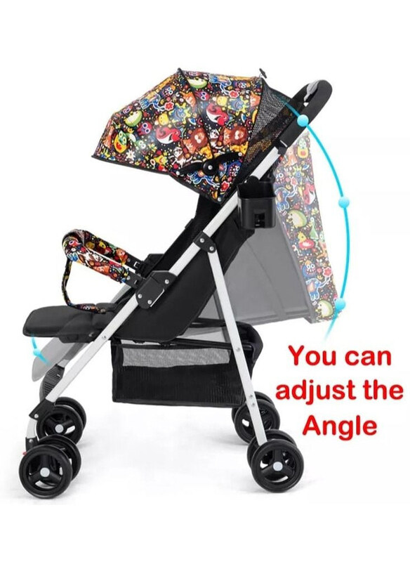 Generic Lightweight Two-Way One Button Portable Folding Baby Carriage Stroller, Multicolour
Generic Lightweight Two-Way One Button Portable Folding Baby Carriage Stroller, Multicolour