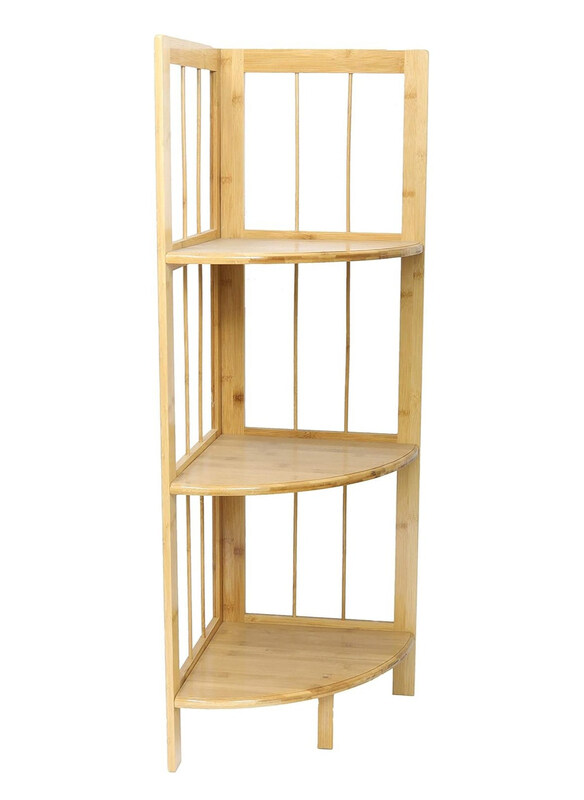 DubaiGallery New Kitchen Home Decoration Furniture Bamboo Corner 4 Floor Stand Shelf, Brown
DubaiGallery New Kitchen Home Decoration Furniture Bamboo Corner 4 Floor Stand Shelf, Brown