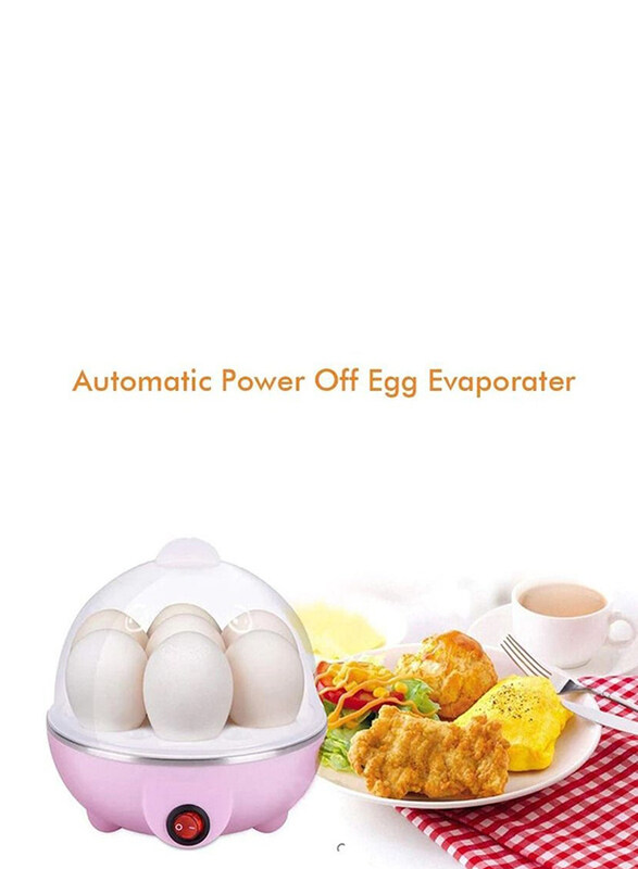 Wtrtr Egg Cooker Steamer Electric Egg Poacher Boiler, 7 Eggs, 350W, Pink/White
Wtrtr Egg Cooker Steamer Electric Egg Poacher Boiler, 7 Eggs, 350W, Pink/White