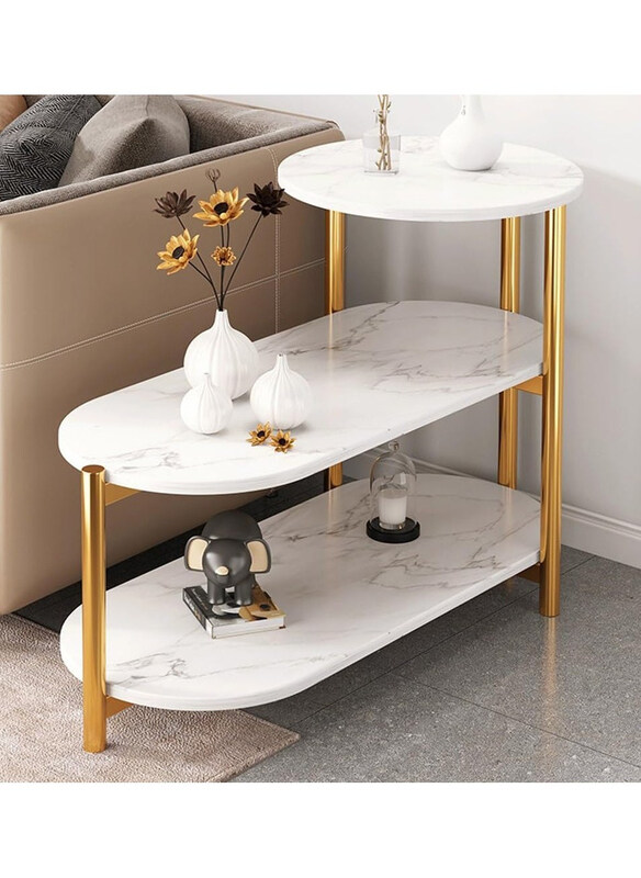 DubaiGallery Engineered Wood Sofa Side Nesting Coffee Table, White/Gold
DubaiGallery Engineered Wood Sofa Side Nesting Coffee Table, White/Gold