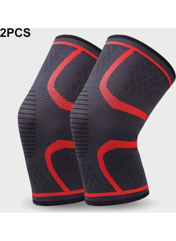 Generic Protective Sport Joint Pain-Relief Knee Pad Set, 2-Piece, X-Large, Black/Red
Generic Protective Sport Joint Pain-Relief Knee Pad Set, 2-Piece, X-Large, Black/Red