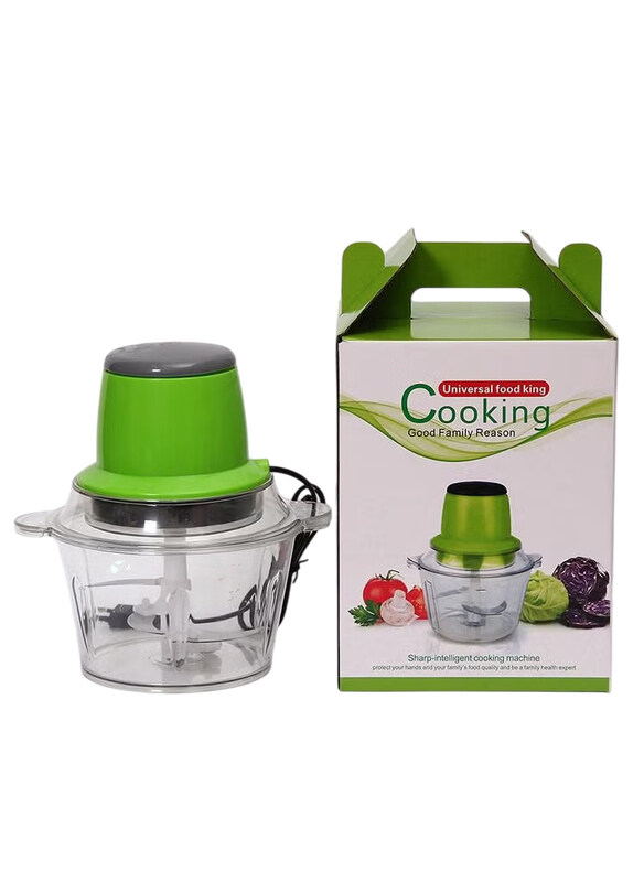 DubaiGallery 1.8L Electric Kitchen Meat Shredder Food Chopper, 250W, Clear/Green
DubaiGallery 1.8L Electric Kitchen Meat Shredder Food Chopper, 250W, Clear/Green