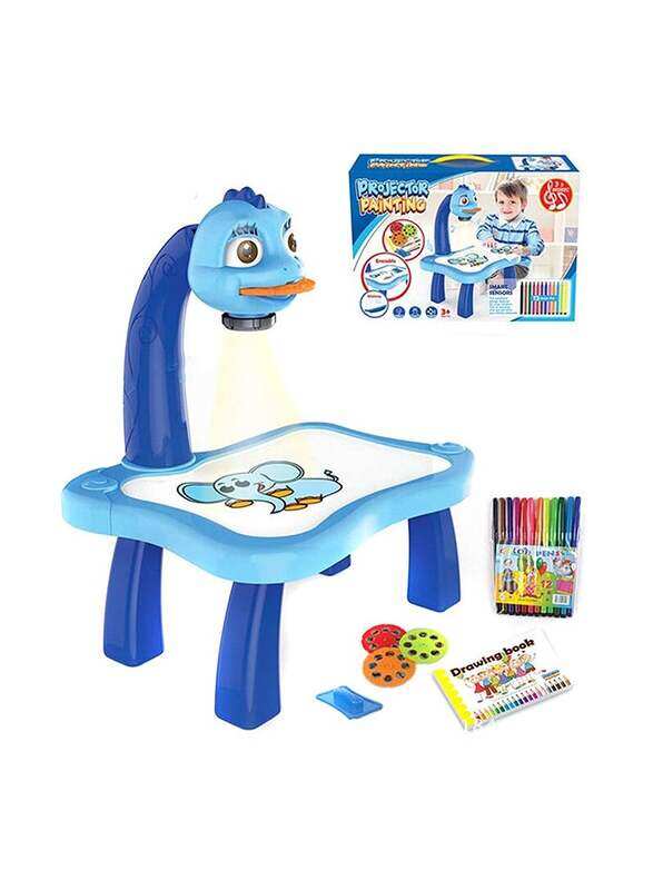 Family Center Projector Painting Educational Learning Drawing Art Attractive & Durable Smart Toy Kit, Ages 3+, Blue/White
Family Center Projector Painting Educational Learning Drawing Art Attractive & Durable Smart Toy Kit, Ages 3+, Blue/White