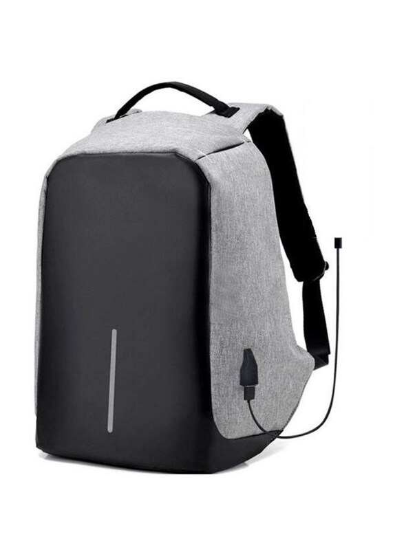 Generic Waterproof Anti-Theft Backpack Laptop Bag with USB Charger Outlet, Grey/White
Generic Waterproof Anti-Theft Backpack Laptop Bag with USB Charger Outlet, Grey/White