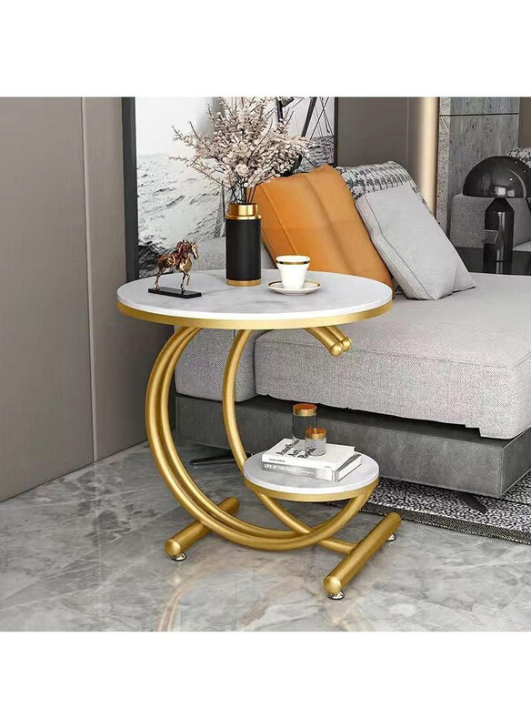 DubaiGallery Sofa Side Light Luxury End Rock Board Corner Creativity Round Table for Modern Living Room, Gold
DubaiGallery Sofa Side Light Luxury End Rock Board Corner Creativity Round Table for Modern Living Room, Gold