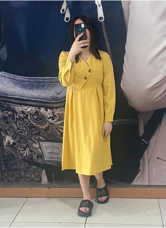 DubaiGallery Casual Flared Tank Solid Colour Cotton Skater Swing Sleeveless Midi Dress for Women, Yellow
DubaiGallery Casual Flared Tank Solid Colour Cotton Skater Swing Sleeveless Midi Dress for Women, Yellow