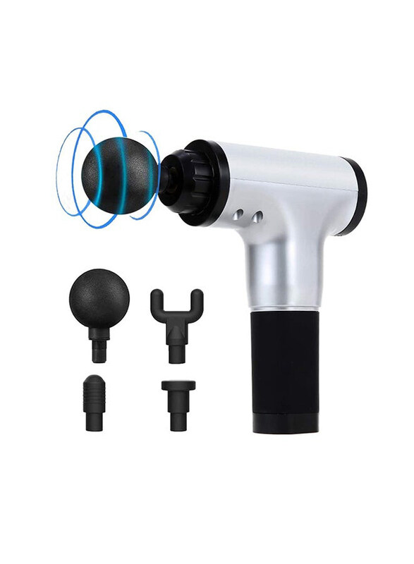 Generic Cordless Handheld Deep Tissue Muscle Massager With 4 Attachments, 1 Piece
Generic Cordless Handheld Deep Tissue Muscle Massager With 4 Attachments, 1 Piece