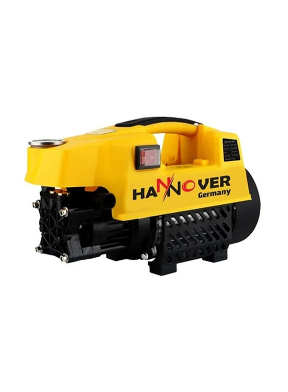 Hannover Germany High Pressure Washer 1800W 140Bar Grip Handle Portable Cleaner, 10L, Yellow/Black
Hannover Germany High Pressure Washer 1800W 140Bar Grip Handle Portable Cleaner, 10L, Yellow/Black