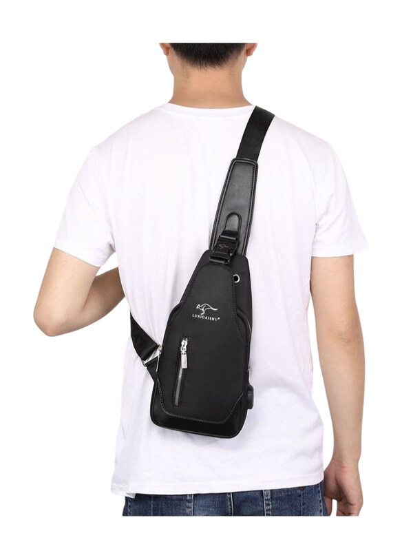 DubaiGallery Multifunctional Waterproof Password Anti-theft Chest Bag for Men, Black
DubaiGallery Multifunctional Waterproof Password Anti-theft Chest Bag for Men, Black