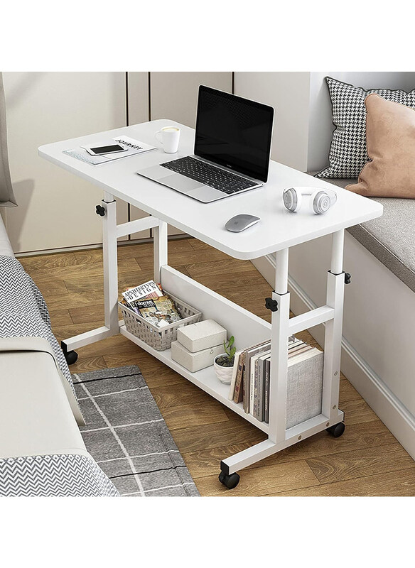 DubaiGallery Portable Height Adjustable Laptop Table Small Standing Desk Rolling Computer Cart with Wheels for Home Office, White
DubaiGallery Portable Height Adjustable Laptop Table Small Standing Desk Rolling Computer Cart with Wheels for Home Office, White