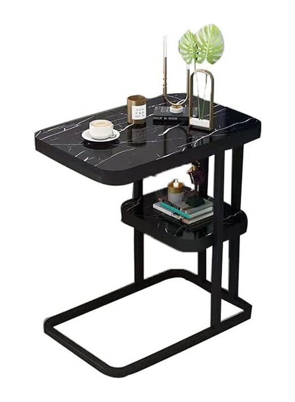 DubaiGallery 2-Tier Simple & Modern Marble Pattern Storage Top Coffee Table, Black
DubaiGallery 2-Tier Simple & Modern Marble Pattern Storage Top Coffee Table, Black