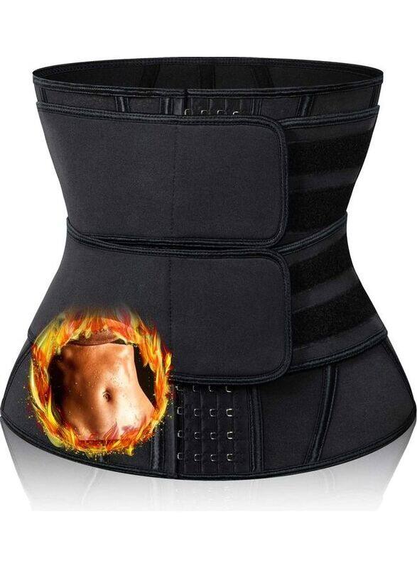 XiuWoo Cincher Trimmer Slimming Workout Body Shaper Waist Trainer Belt, XXL, Black
XiuWoo Cincher Trimmer Slimming Workout Body Shaper Waist Trainer Belt, XXL, Black