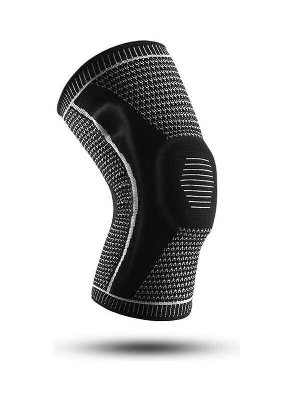 Generic Knee Brace Support With Side Stabilizers Sports Sleeves Silicone Pad, Large, Black
Generic Knee Brace Support With Side Stabilizers Sports Sleeves Silicone Pad, Large, Black