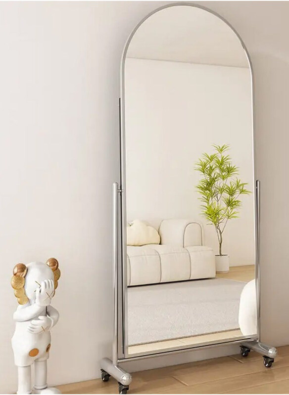 DubaiGallery Arched Large Full Body Floor Wall Standing Mirror with Stand, Silver
DubaiGallery Arched Large Full Body Floor Wall Standing Mirror with Stand, Silver