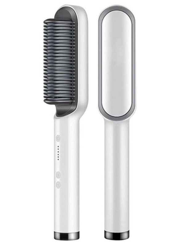 DubaiGallery 2-in-1 New Negative Ion Hair Straightener Styling Comb with 5 Temp, FH909, White
DubaiGallery 2-in-1 New Negative Ion Hair Straightener Styling Comb with 5 Temp, FH909, White