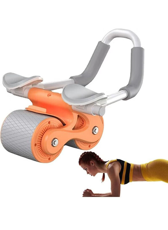 DubaiGallery Abdominal Abs Exercise Wheel Roller with Elbow Support, Adjustable Spring & Non-Slip Handles, Grey/Orange
DubaiGallery Abdominal Abs Exercise Wheel Roller with Elbow Support, Adjustable Spring & Non-Slip Handles, Grey/Orange