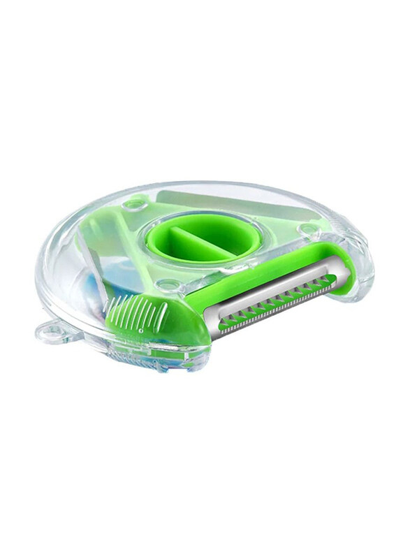 DubaiGallery Kitchen Tools Fruit and Vegetable Peeler Vegetable Shredding Tool Stainless Steel Blade Easy Replace Multifunctional 3 In 1, Green
DubaiGallery Kitchen Tools Fruit and Vegetable Peeler Vegetable Shredding Tool Stainless Steel Blade Easy Replace Multifunctional 3 In 1, Green