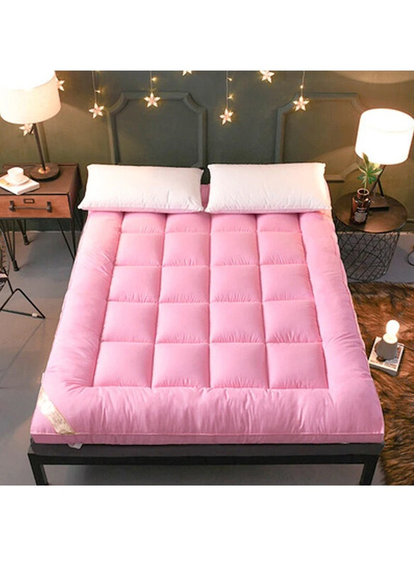DubaiGallery Cotton Quilted Fitted Cooling Full Mattress Topper with Soft Snow Down Alternative Fill Breathable Mattress Protector, Pink
DubaiGallery Cotton Quilted Fitted Cooling Full Mattress Topper with Soft Snow Down Alternative Fill Breathable Mattress Protector, Pink