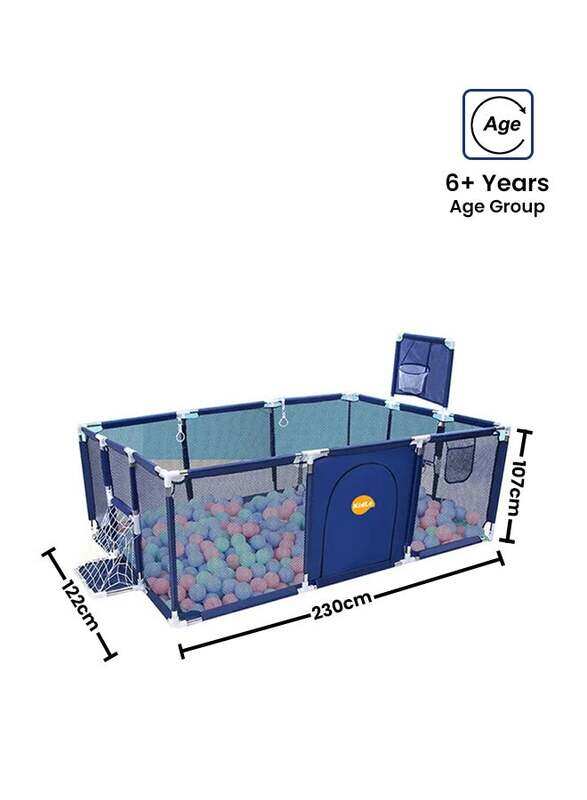 Kidle Playground Safety Barrier Durable Sturdy Easy To Assemble Made With High Quality, Ages 6+, Blue
Kidle Playground Safety Barrier Durable Sturdy Easy To Assemble Made With High Quality, Ages 6+, Blue