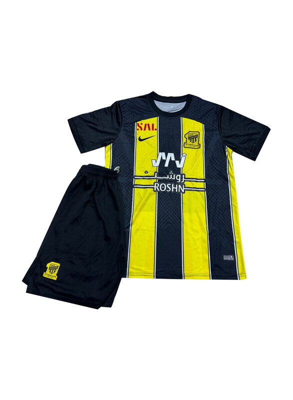 Generic Roshn Football National Team & Clubs Jersey T-Shirt & Shorts with Socks for Unisex, Yellow/Black
Generic Roshn Football National Team & Clubs Jersey T-Shirt & Shorts with Socks for Unisex, Yellow/Black