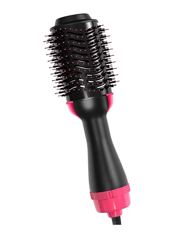 One Step Negative Ion Volumizer Electric Curler Styling Hot Air Hair Dryer Straightener Brush, Black/Pink
One Step Negative Ion Volumizer Electric Curler Styling Hot Air Hair Dryer Straightener Brush, Black/Pink