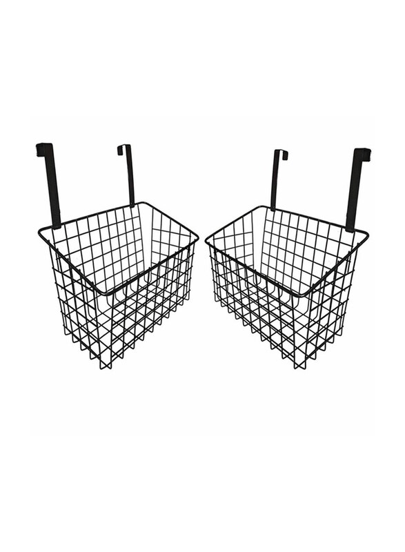 DubaiGallery Kitchen Basket Hanging Door Rear Shelf Storage Bathroom Kitchen Cabinet Door Hanger Hanging Basket, 2 Pieces, Black
DubaiGallery Kitchen Basket Hanging Door Rear Shelf Storage Bathroom Kitchen Cabinet Door Hanger Hanging Basket, 2 Pieces, Black