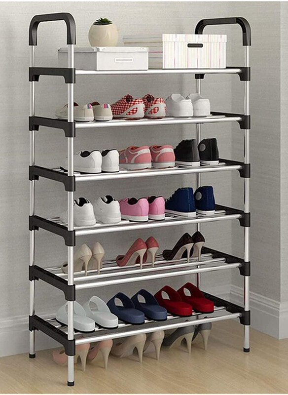 Generic Home Organizer Shoe Rack 6 Layers Stand Assembling Shoe Rack Living Room Furniture, Silver
Generic Home Organizer Shoe Rack 6 Layers Stand Assembling Shoe Rack Living Room Furniture, Silver