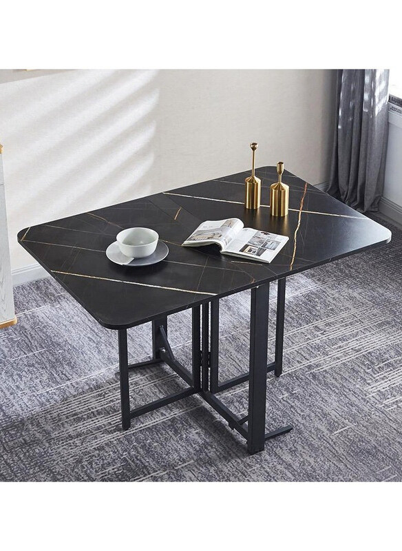 DubaiGallery Multifunctional with Adjustable Feet Space-Saving Extendable Folding Dining Table for Small Spaces, Black
DubaiGallery Multifunctional with Adjustable Feet Space-Saving Extendable Folding Dining Table for Small Spaces, Black