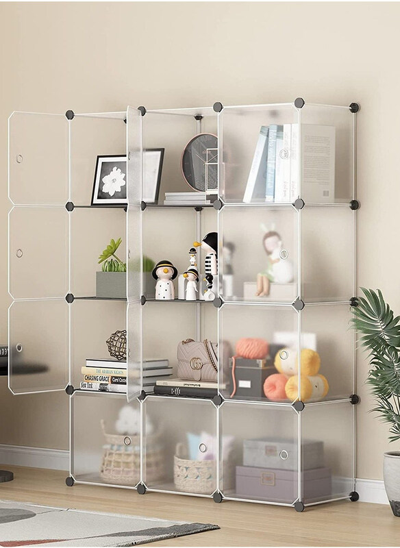 Generic 12-Cubes DIY Shoes Wardrobe Storage Shoe Rack Shoe Tower Storage Cabinet Shoe Organizer, Transparent
Generic 12-Cubes DIY Shoes Wardrobe Storage Shoe Rack Shoe Tower Storage Cabinet Shoe Organizer, Transparent