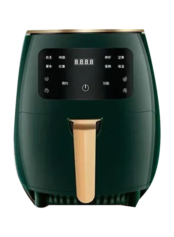 Silver Crest 6L Intelligent Timing Temperature Resistant Electric Intellect Screen Control Multi functional Oil-Free Healthy Air Fryer, Green/Gold
Silver Crest 6L Intelligent Timing Temperature Resistant Electric Intellect Screen Control Multi functional Oil-Free Healthy Air Fryer, Green/Gold