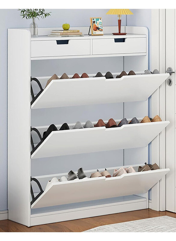 DubaiGallery Modern Luxury Hallway Closet Stylish Simple Balcony Shoes and Slippers Rack, White
DubaiGallery Modern Luxury Hallway Closet Stylish Simple Balcony Shoes and Slippers Rack, White