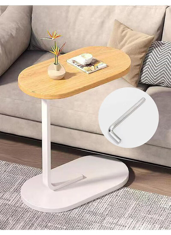 DubaiGallery Meja Kopi Simple Corners Home Bed Side Coffee Table for Living Room, White/Brown
DubaiGallery Meja Kopi Simple Corners Home Bed Side Coffee Table for Living Room, White/Brown