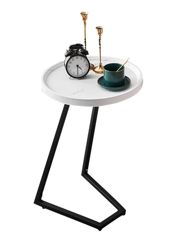 DubaiGallery Coffee Side Table Meja Kopi Simple Corners Living Room Table, White/Black
DubaiGallery Coffee Side Table Meja Kopi Simple Corners Living Room Table, White/Black