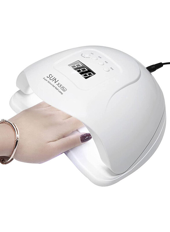 Sun X5MAX Super Sunuvled nail lamp SUN X5 Max 120W 80W UV LED Lamp Nail Dryer, White
Sun X5MAX Super Sunuvled nail lamp SUN X5 Max 120W 80W UV LED Lamp Nail Dryer, White